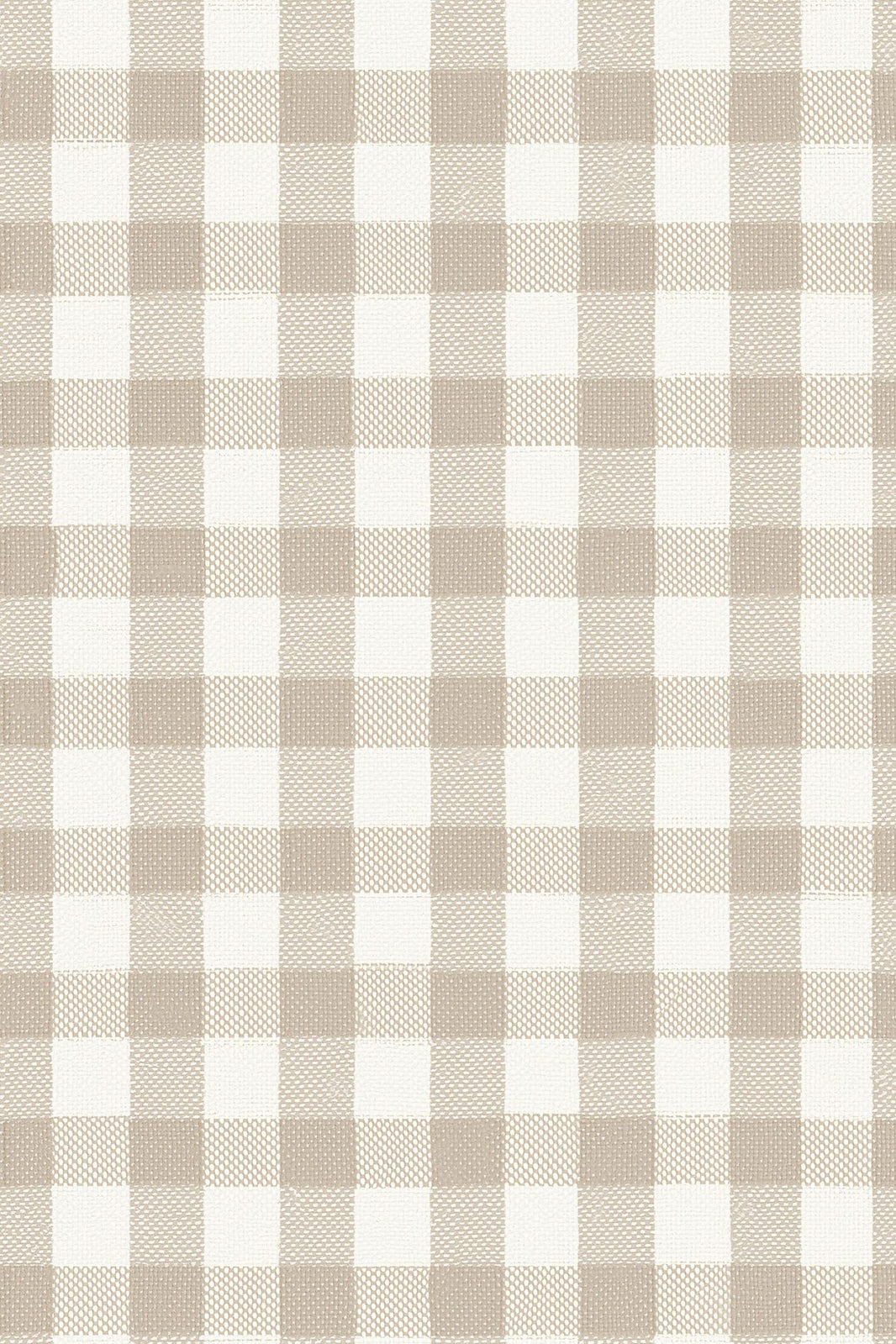 Gingham Wallpaper Checkered Removable Beige Wall Double Roll pattern artwork