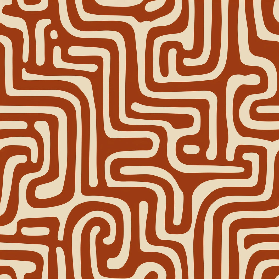 Mid Century Modern Wallpaper Retro Abstract Removable Wall Decor pattern artwork