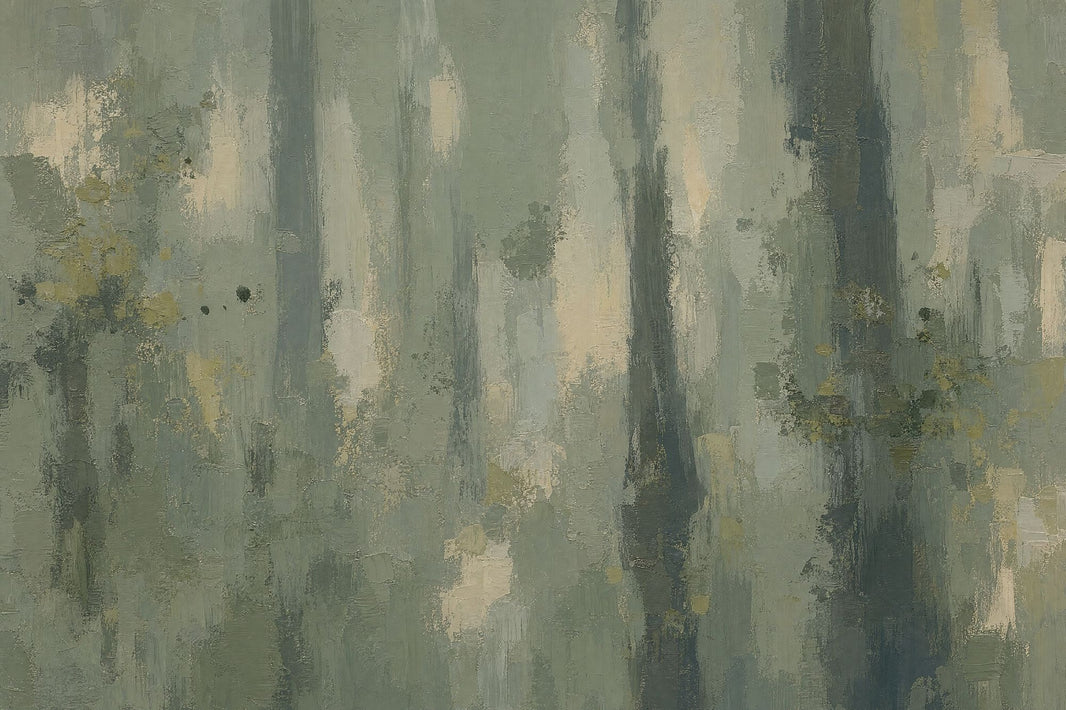 Sage Green Abstract Brushstroke Wallpaper Textured Modern Wall Mural pattern artwork