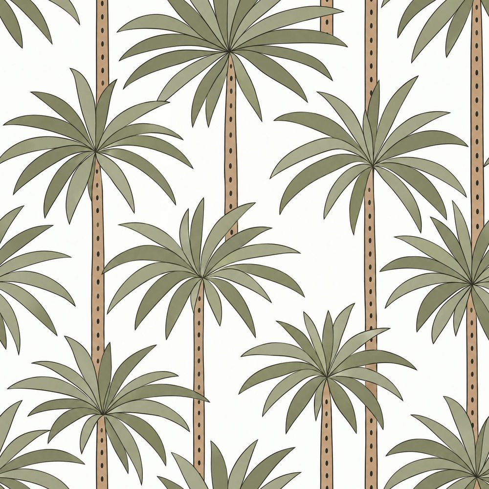 Palm Trees Wallpaper White Background pattern artwork