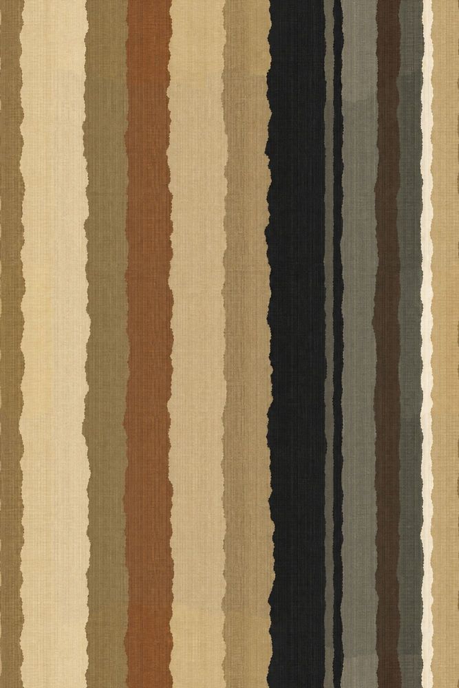 Vertical Earthy Stripes Wallpaper Textured Linen Neutrals pattern artwork