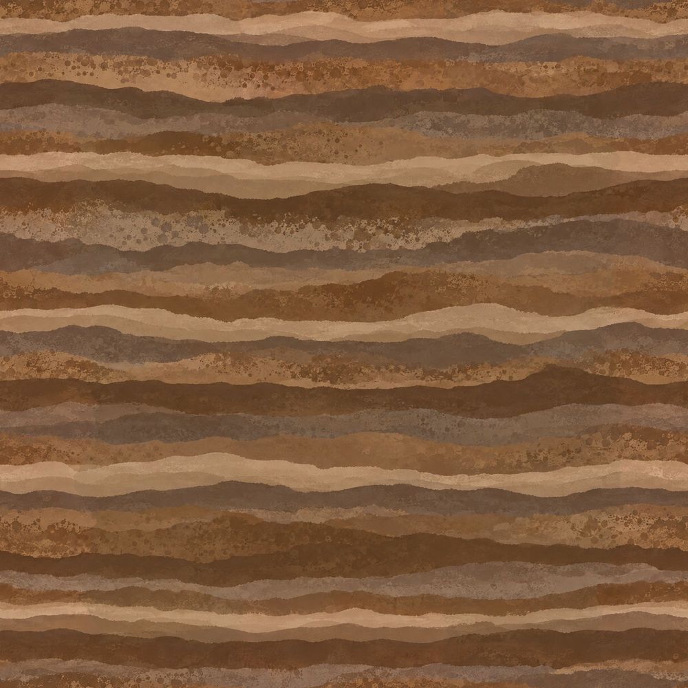 Sediment Layers Wallpaper Wavy Earth Tones pattern artwork