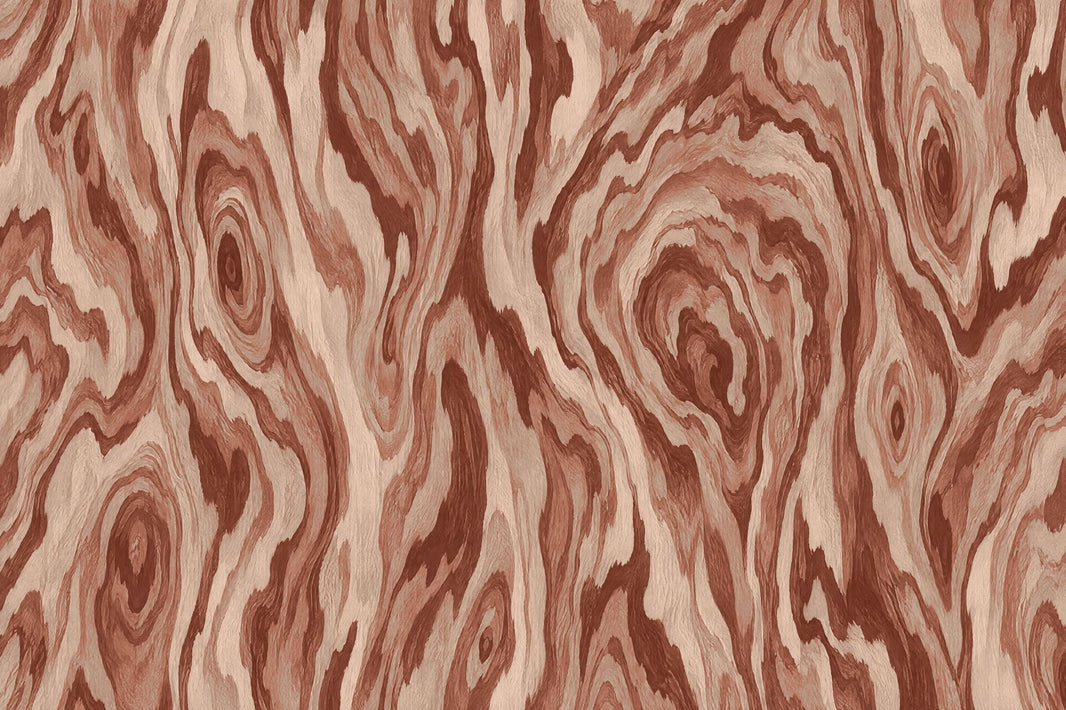 Swirling Wood Grain Wallpaper Rustic Organic Wall Mural pattern artwork