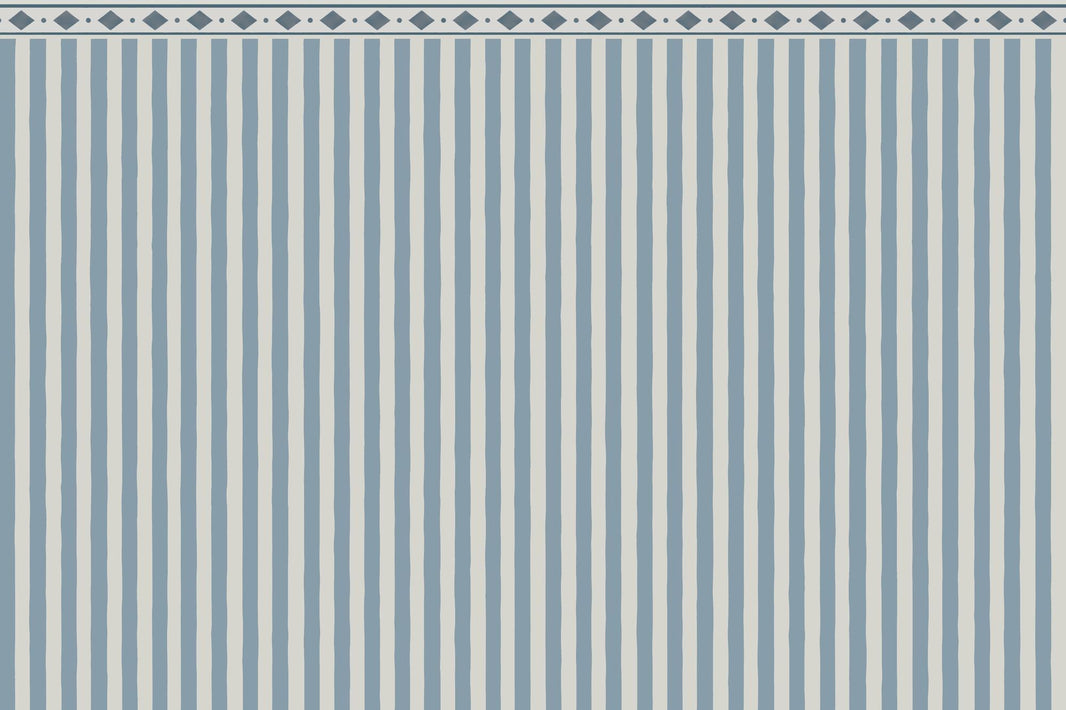 Vertical Stripe Border Wallpaper Classic Geometric Wall Mural pattern artwork