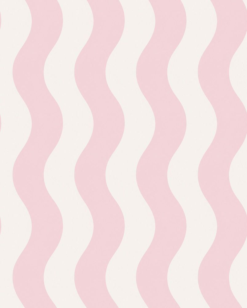 Pink Wavy Stripes Wallpaper Pastel Minimal Pattern pattern artwork