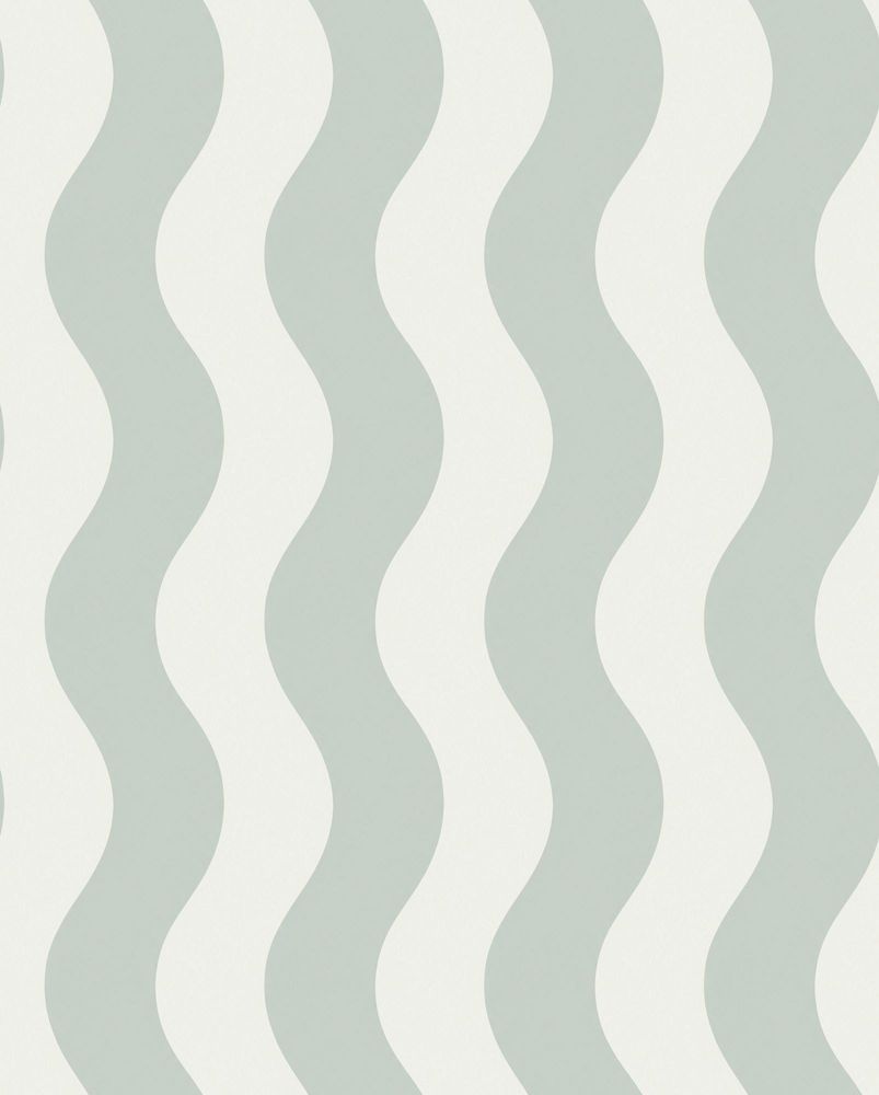 Wavy Stripes Wallpaper Sage Green And Off White Vertical Pattern pattern artwork