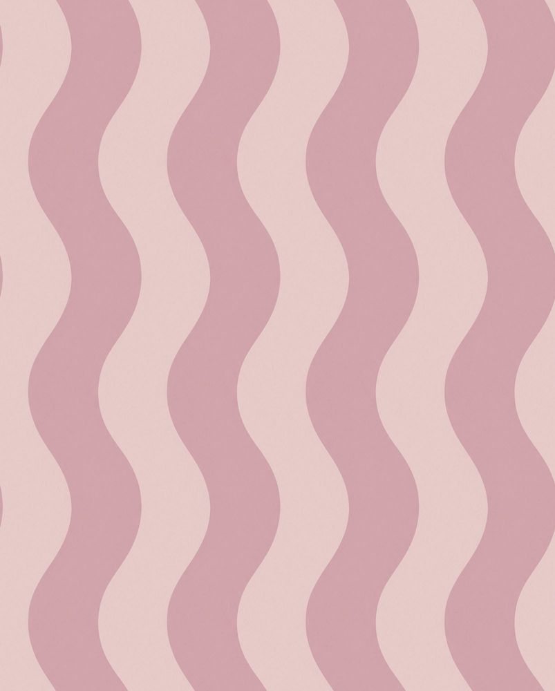 Pink Wavy Stripes Wallpaper Vertical Abstract Pastel pattern artwork