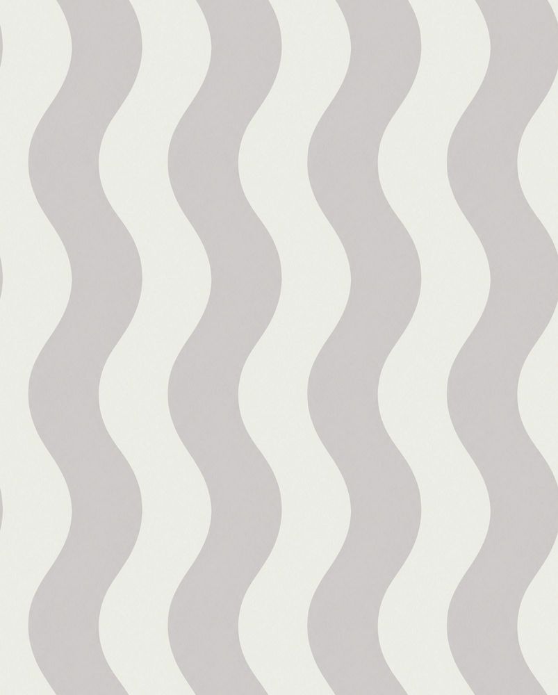Wavy Vertical Stripes Wallpaper Light Gray Ivory Neutral pattern artwork