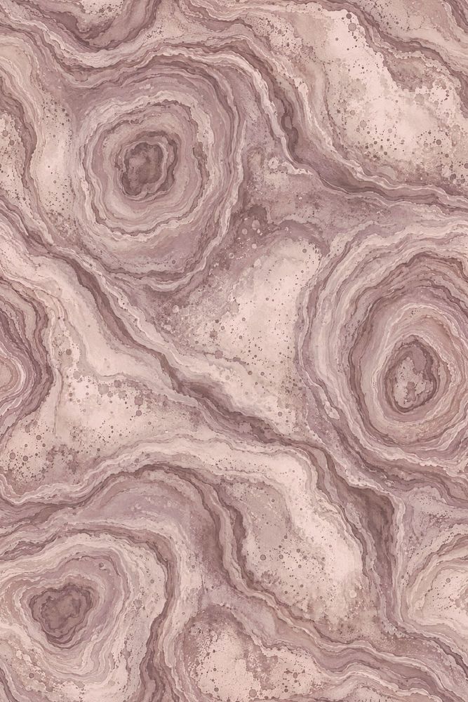 Pink Marble Agate Ring Wallpaper Mauve Watercolor Stone Texture pattern artwork
