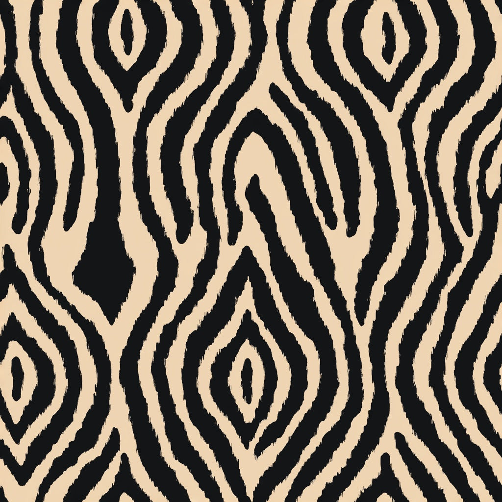 Zebra Print Wallpaper Animal Pattern Removable Graphic Abstract Wall Decor pattern artwork