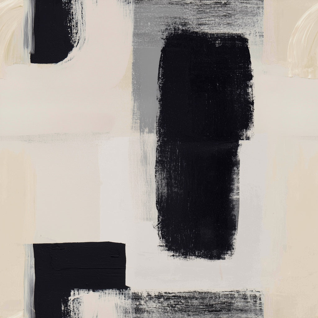 Abstract Wallpaper Geometric Blocks Removable Minimalist Wall Decor pattern artwork