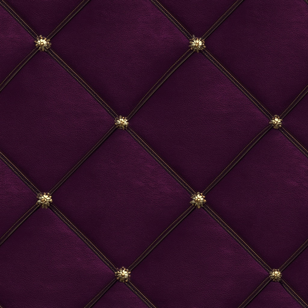 Tufted Wallpaper Quilted Diamond Trellis Decorative Mural pattern artwork