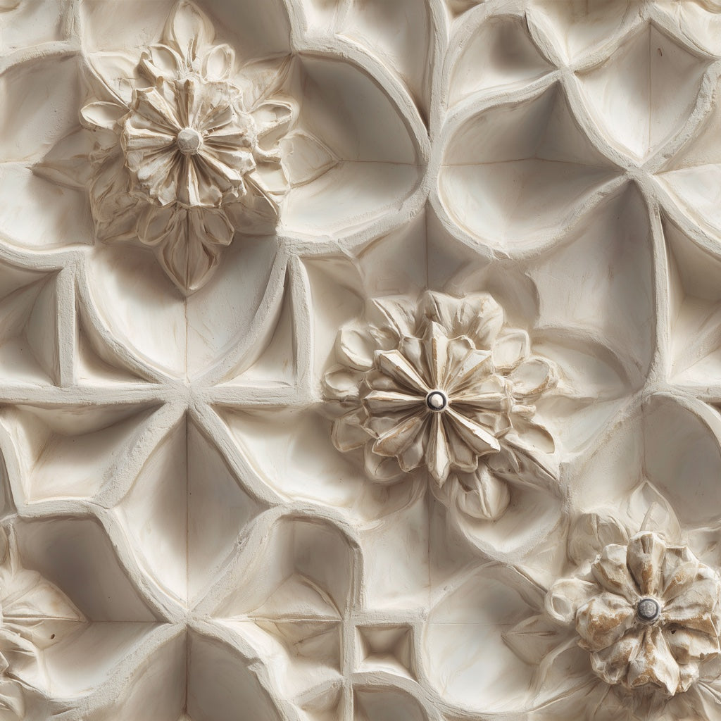 3D Relief Wallpaper Cream Plaster Texture Decorative Mural pattern artwork