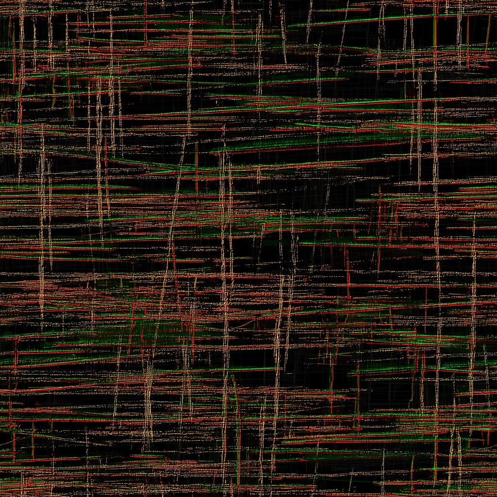 Abstract Plaid Wallpaper Grid Lines Neon Green Removable Wall Decor pattern artwork