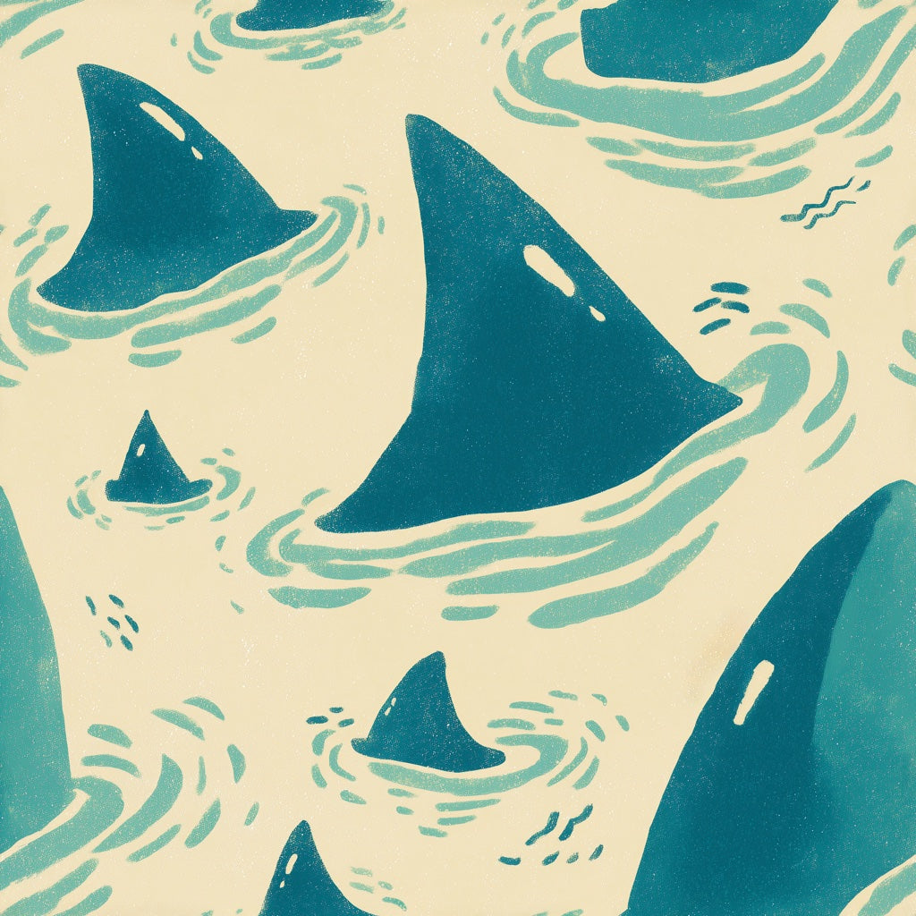 Ocean Wallpaper Waves Coastal Removable Wall Decor pattern artwork
