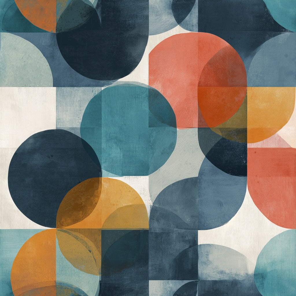 White Background Wallpaper Mid Century Modern Removable White Background Wall Decor pattern artwork