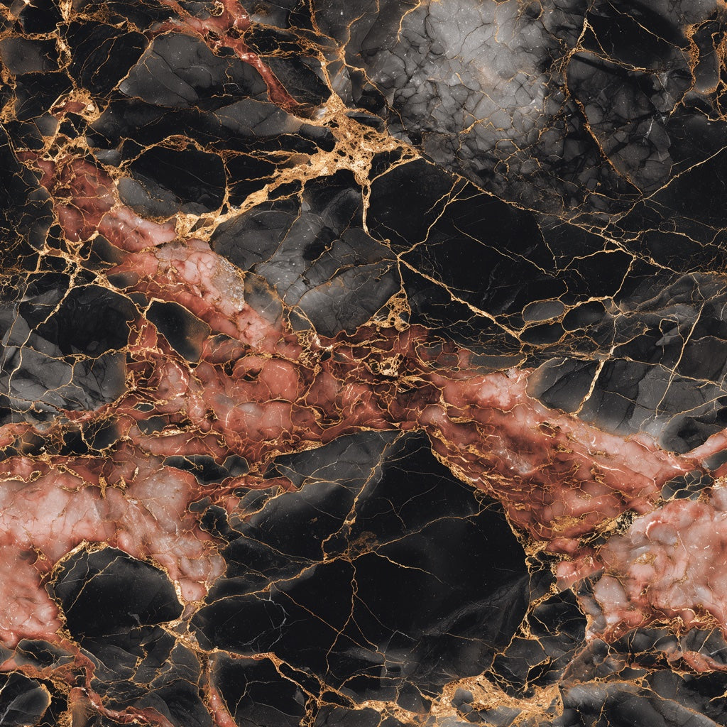 Rich Burgundy and Black Marble Effect Wallpaper pattern artwork