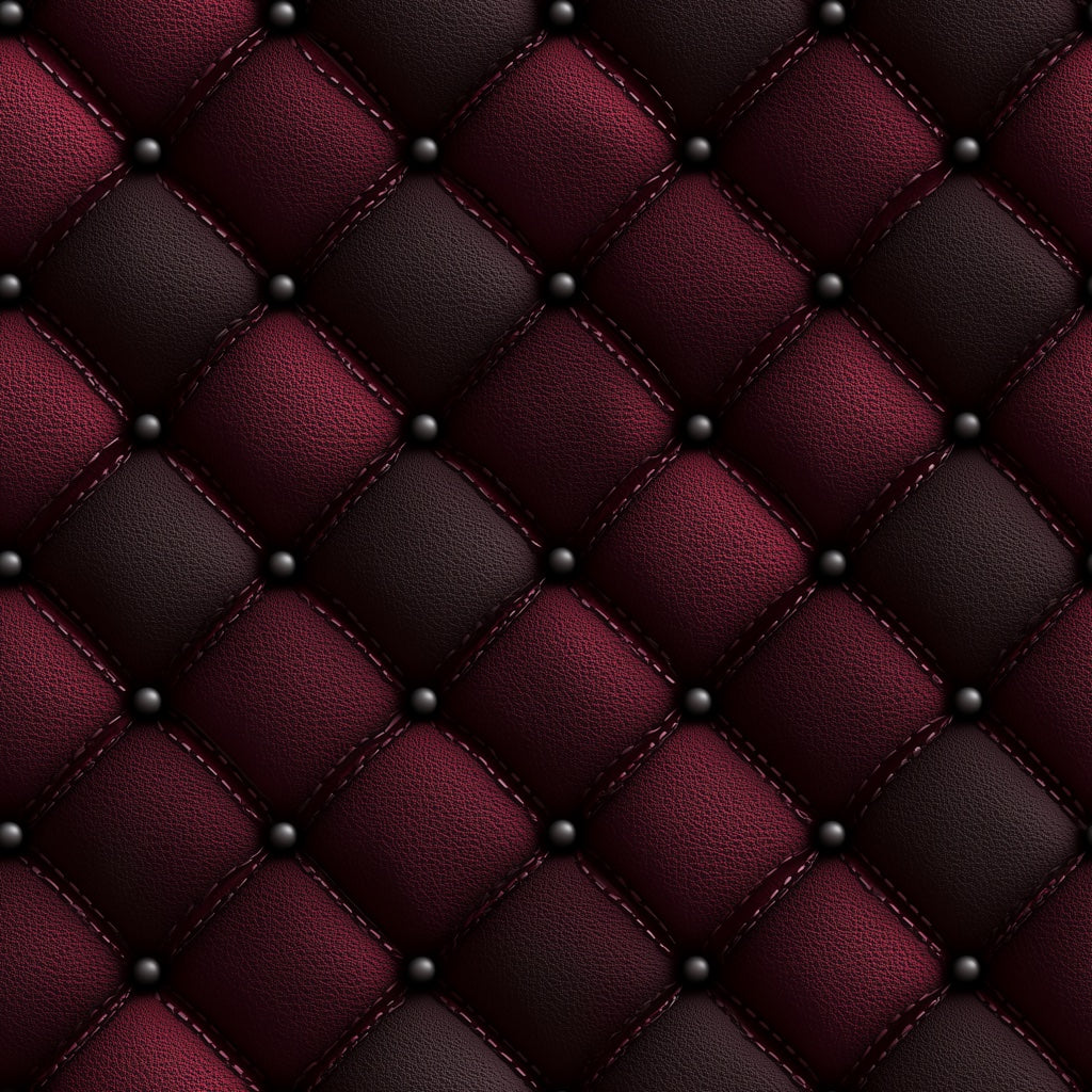 Dark Burgundy 3D Quilted Pattern Wallpaper pattern artwork