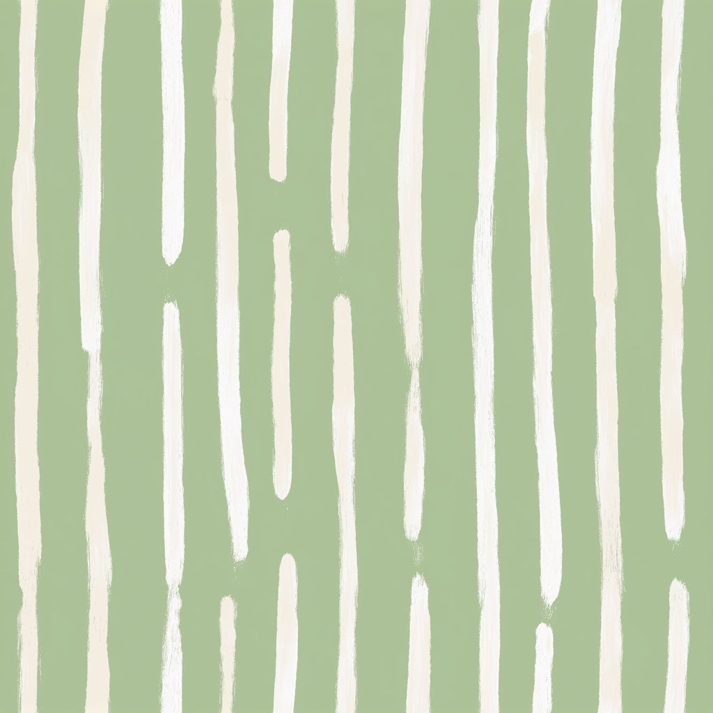 Sage Green Vertical Stripe Abstract Wallpaper pattern artwork
