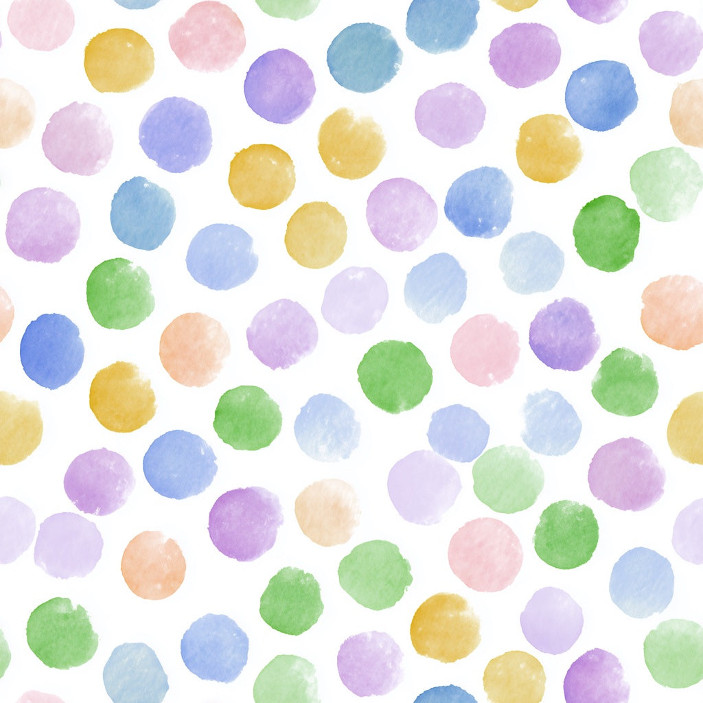 Playful Multicolor Dotted Pattern Wallpaper pattern artwork