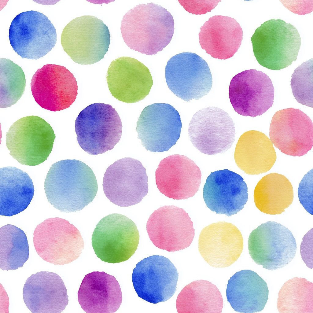 Multicolor Watercolor Dots Pattern Wallpaper pattern artwork