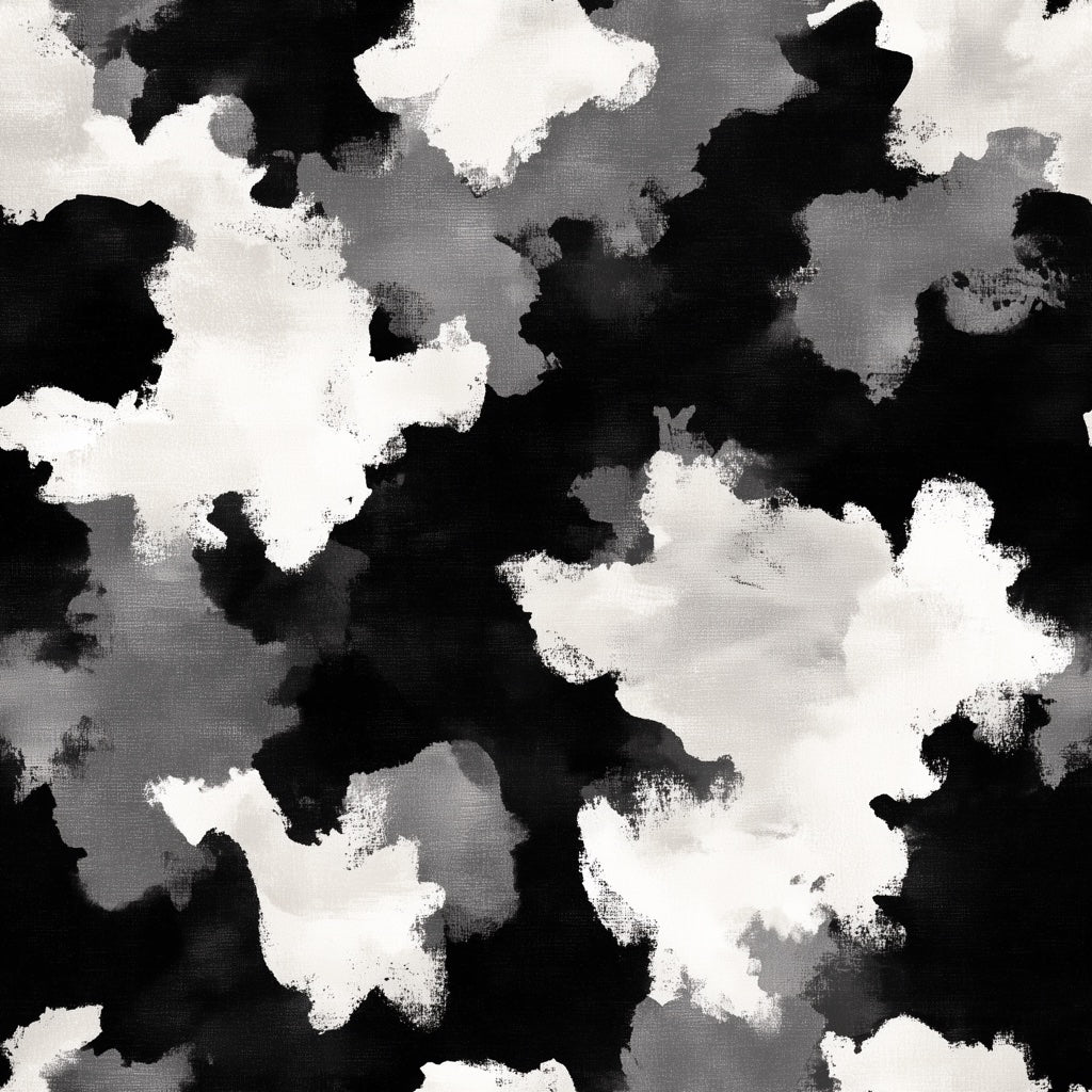 Monochrome Abstract Cloud Pattern Wallpaper pattern artwork