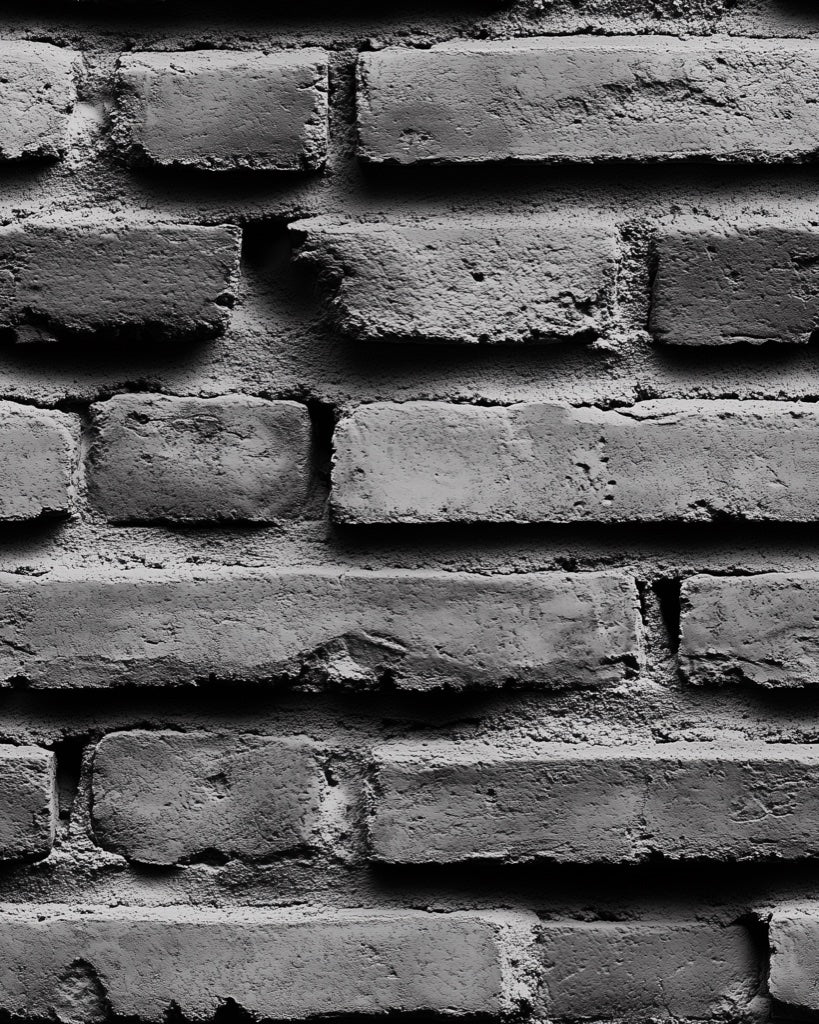 Charcoal Gray Textured Brick Wallpaper pattern artwork