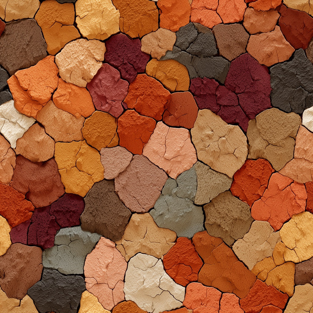 Earthy Terracotta Textured Abstract Wallpaper pattern artwork
