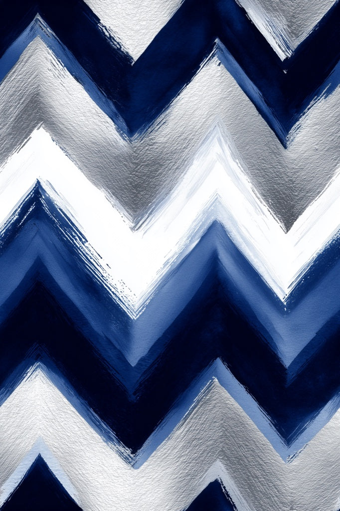 Deep Navy Blue Chevron Pattern Wallpaper pattern artwork