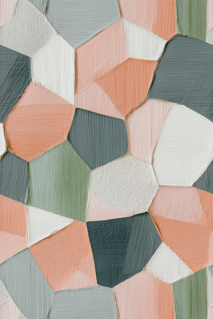 Pastel Geometric Pattern Wallpaper pattern artwork
