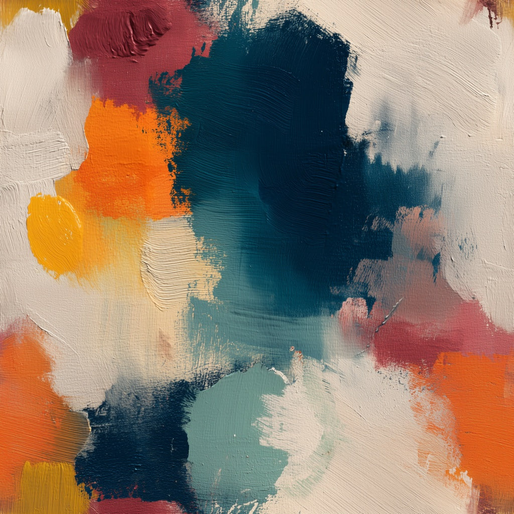 Dark Abstract Multicolor Brushstroke Wallpaper pattern artwork