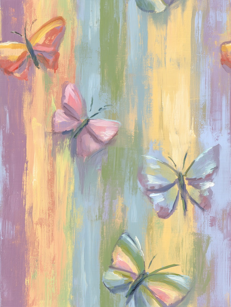 Vibrant Multicolor Butterfly Abstract Wallpaper pattern artwork