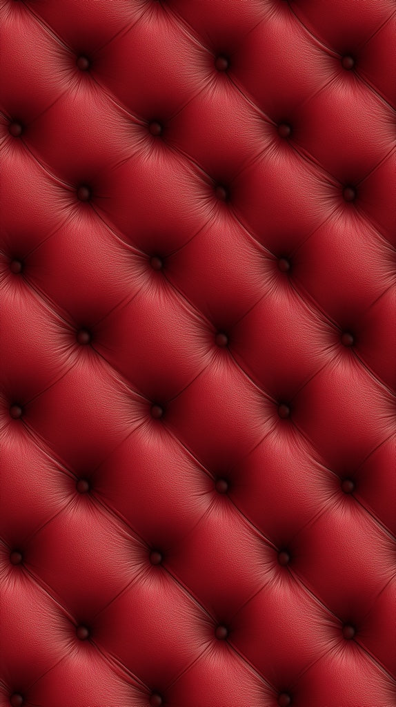 Deep Red Quilted Effect Wallpaper pattern artwork