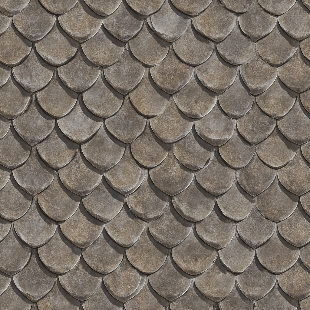 Taupe Beige Scallop Geometric Pattern Wallpaper pattern artwork