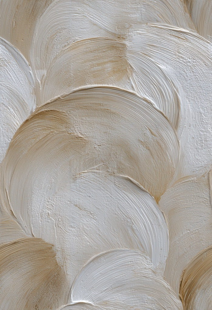 Beige and Cream Abstract Brushstroke Wallpaper pattern artwork