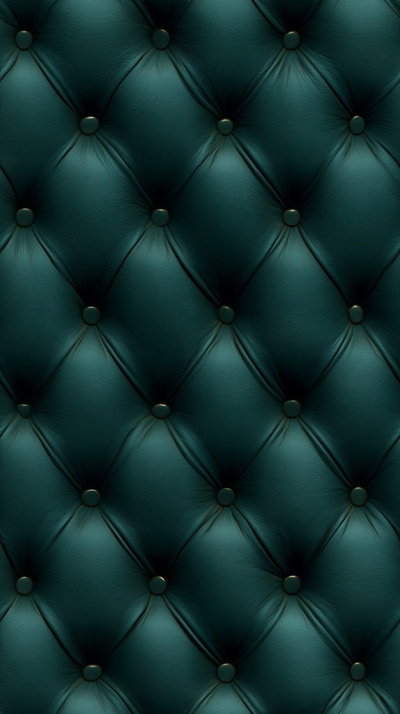 Dark Teal Quilted Texture 3D Wallpaper pattern artwork