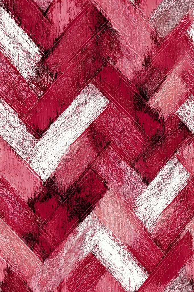 Crimson Red Chevron Textured Wallpaper pattern artwork