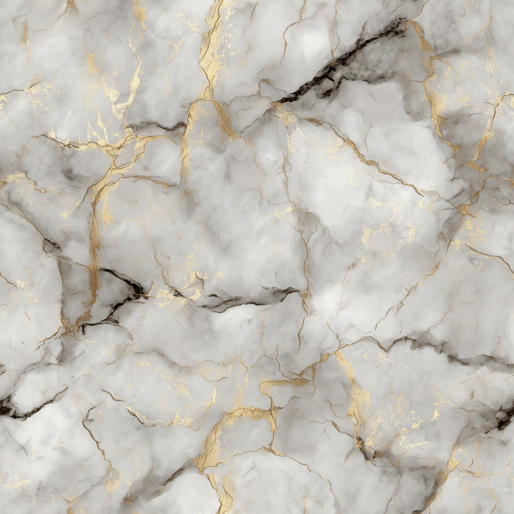 White and Golden Look Marble Texture Wallpaper pattern artwork