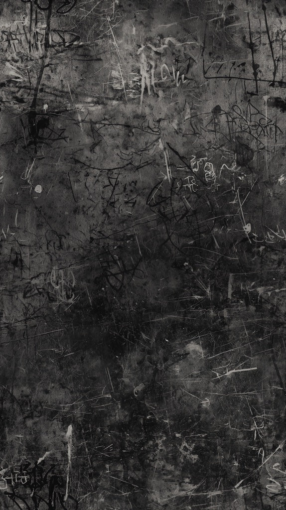 Dark Charcoal Graffiti Abstract Wallpaper pattern artwork