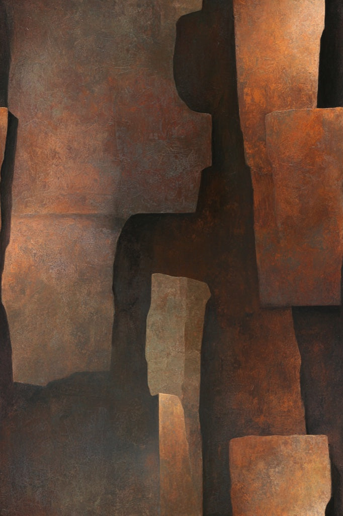 Rustic Industrial Textured Abstract Wallpaper pattern artwork