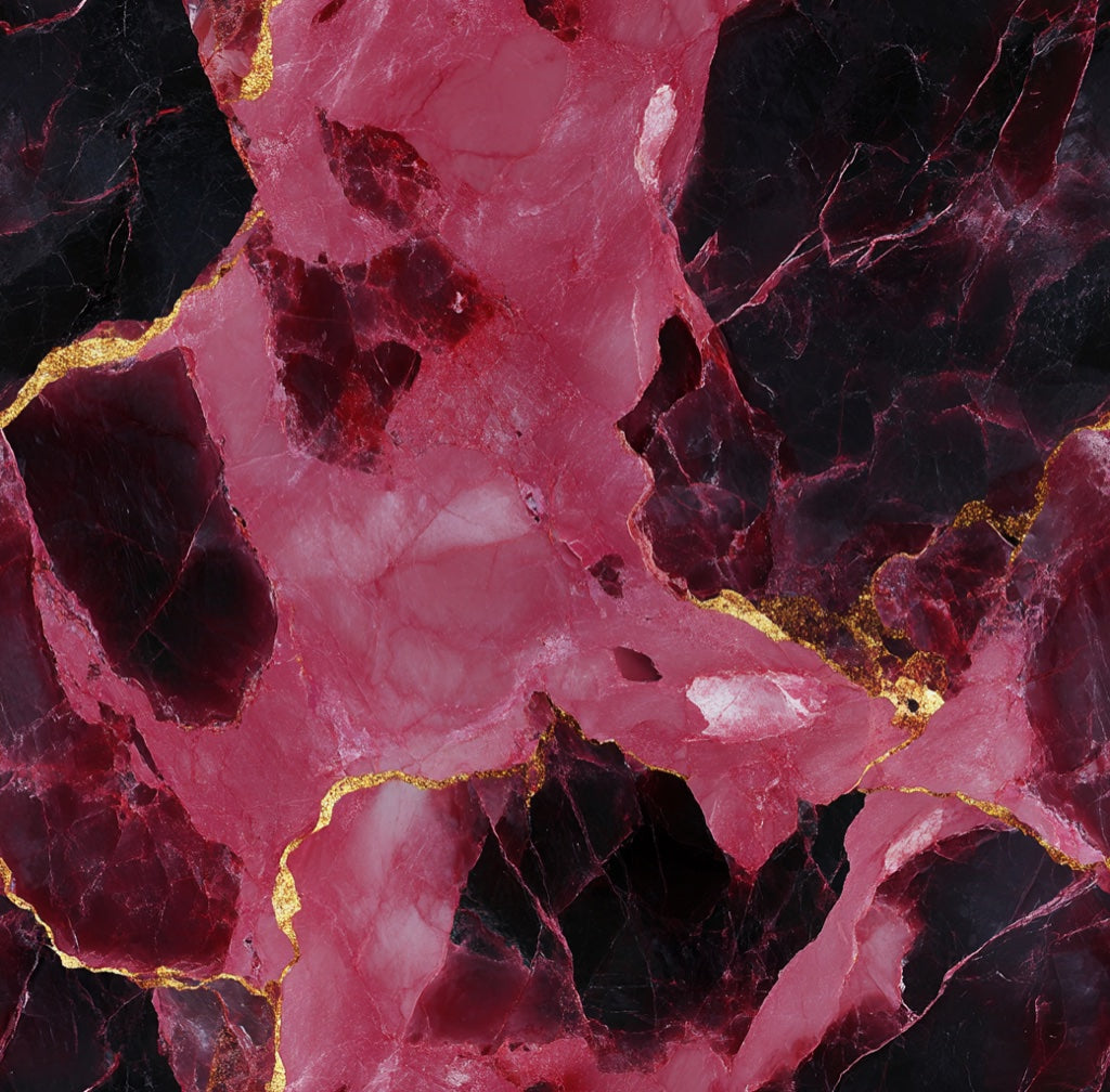 Dark Pink and Black Abstract Marble Pattern Wallpaper pattern artwork