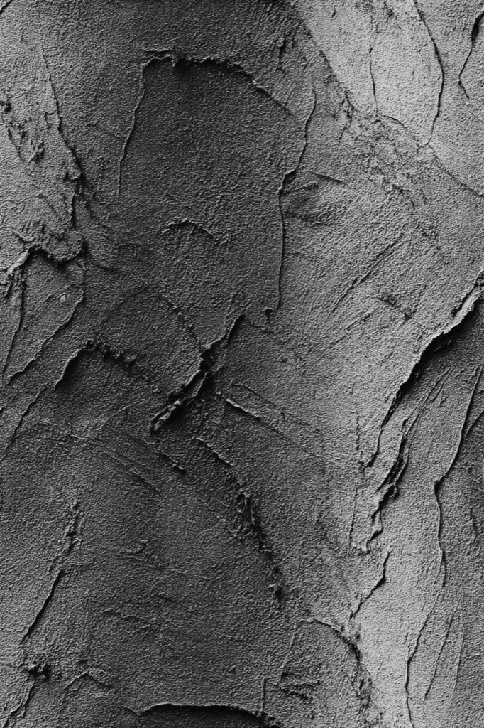 Charcoal Gray Textured Concrete Effect Wallpaper pattern artwork