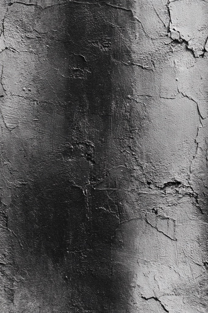 Charcoal Black Cracked Concrete Effect Wallpaper pattern artwork