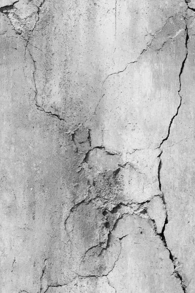Aged Concrete Cracked Effect Wallpaper pattern artwork