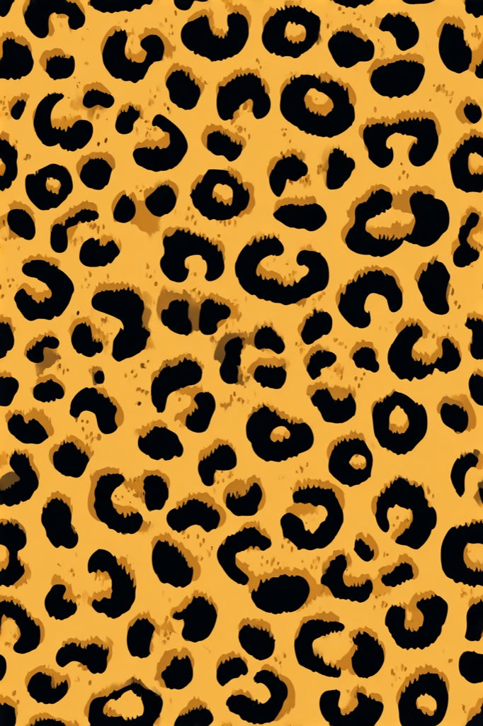 Leopard Wallpaper Animal Print Eclectic Decorative Mural pattern artwork