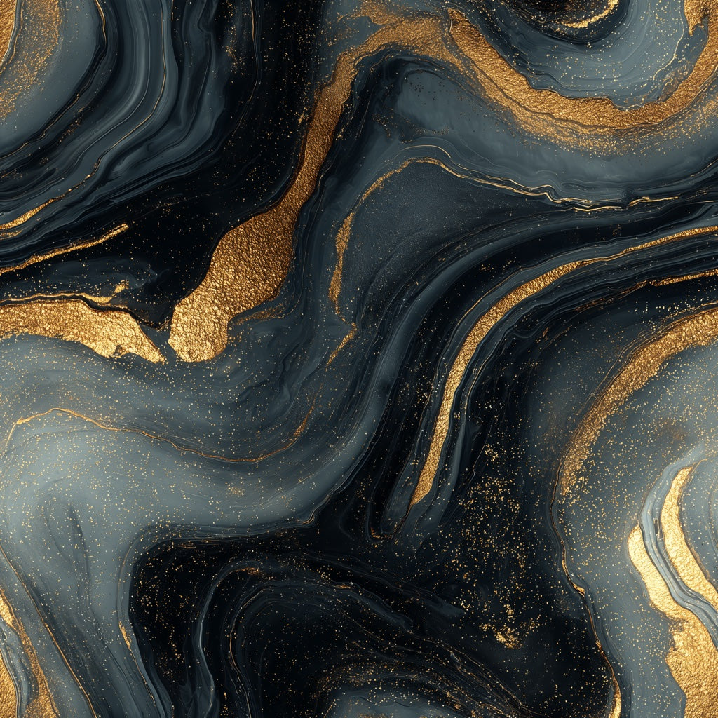 Abstract Marble Wallpaper Black Luxury Decorative Mural pattern artwork