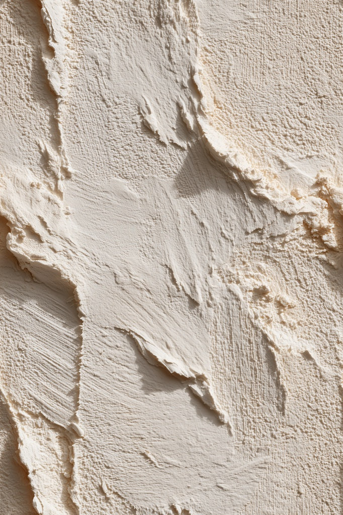 Textured Cream Plaster Effect Wallpaper pattern artwork