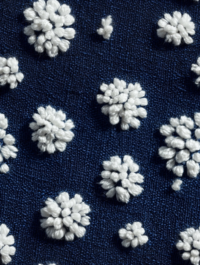 Polka Dots Wallpaper Navy White Removable Wall Decor pattern artwork