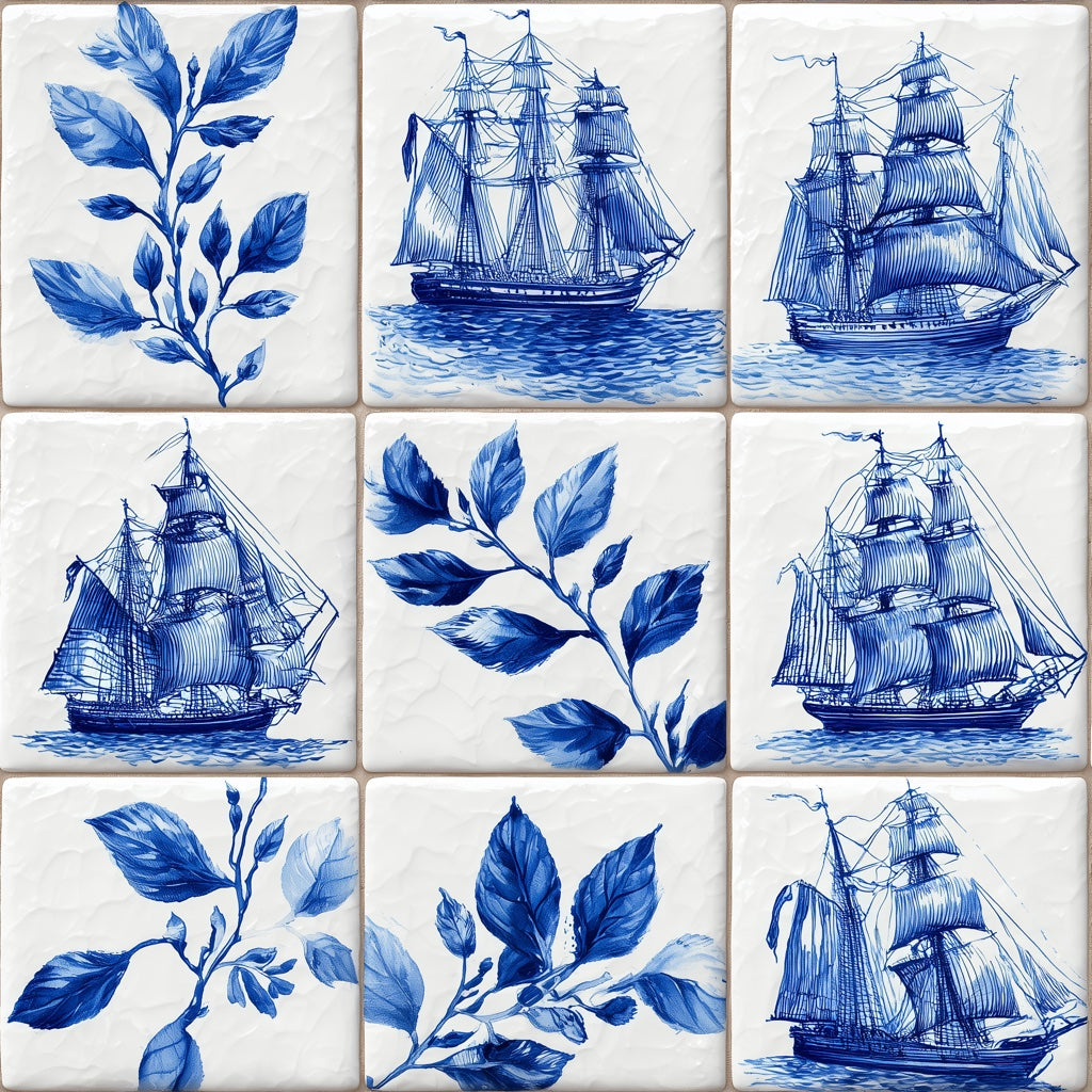 White Background Wallpaper Vintage Removable Nautical Wall Mural pattern artwork