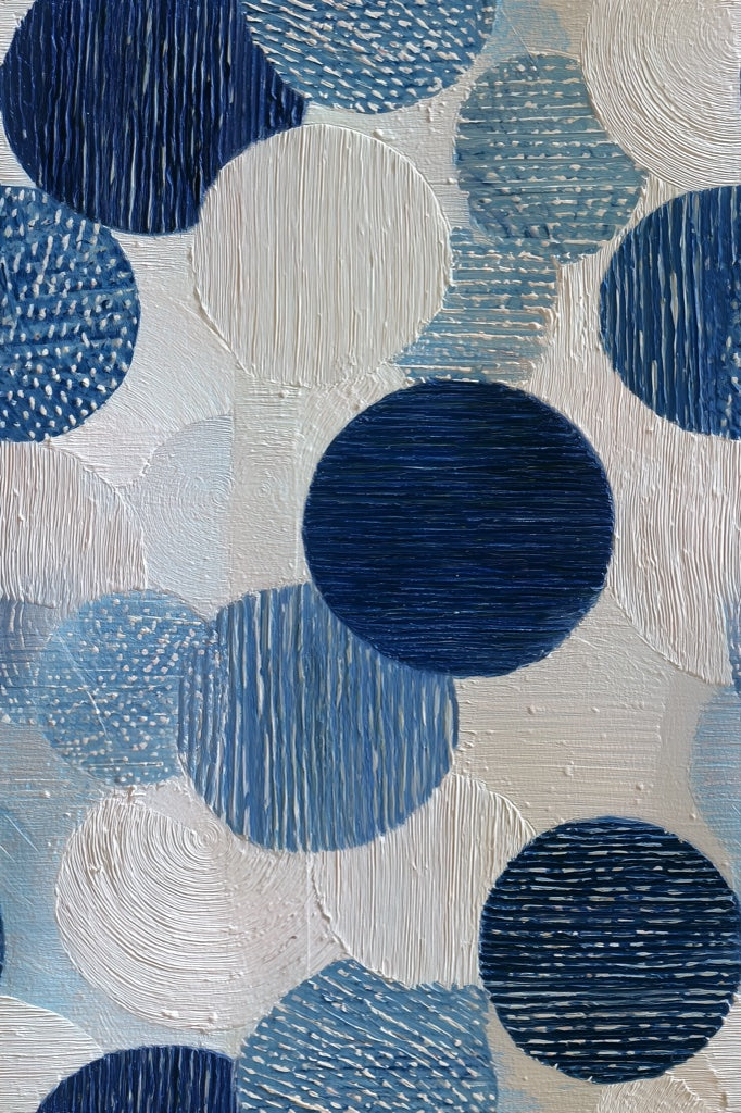 Geometric Wallpaper Abstract Circles Wall Decor pattern artwork
